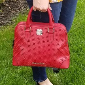 Red Christian Siriano Purse